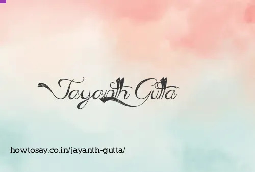 Jayanth Gutta