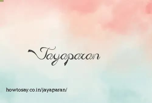 Jayaparan