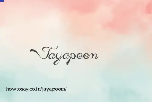 Jayapoom
