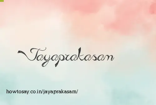 Jayaprakasam
