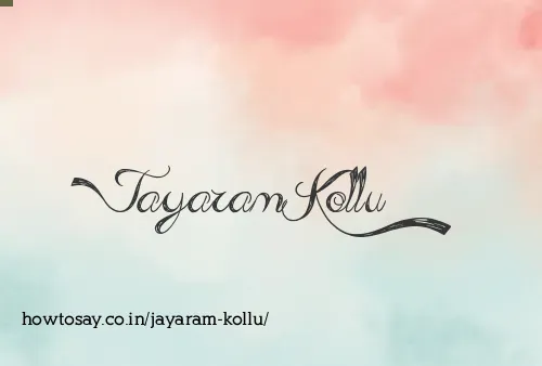 Jayaram Kollu