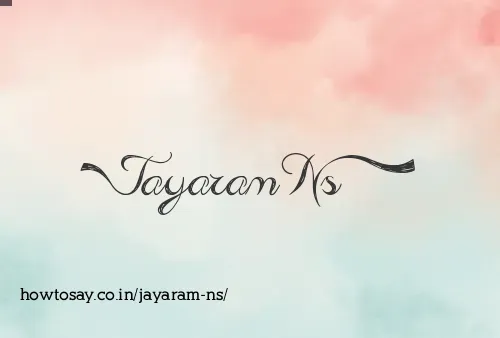 Jayaram Ns