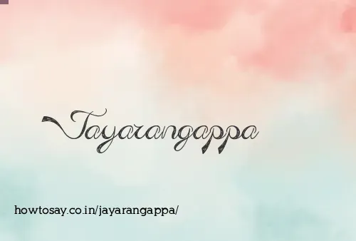 Jayarangappa
