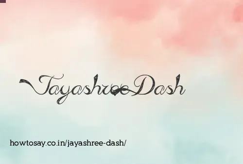 Jayashree Dash