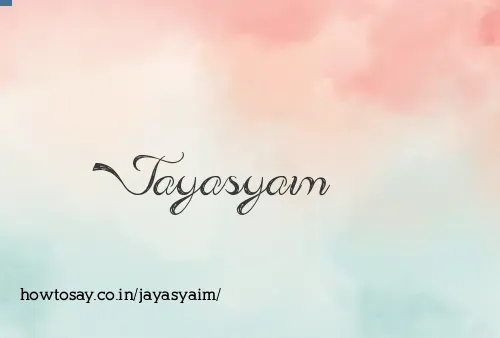 Jayasyaim