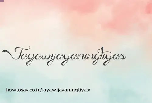 Jayawijayaningtiyas