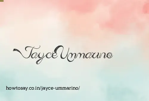 Jayce Ummarino