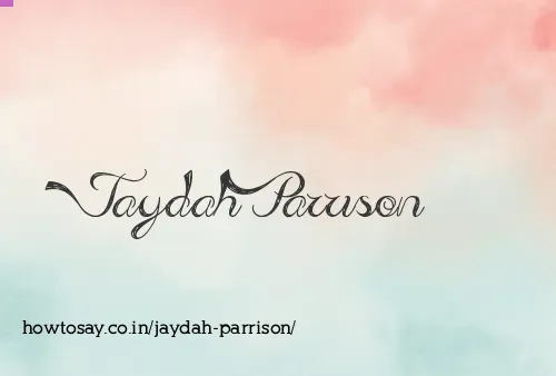 Jaydah Parrison