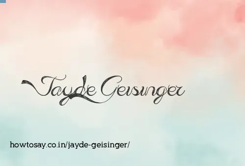 Jayde Geisinger