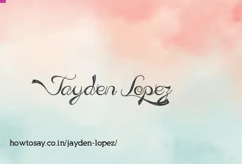 Jayden Lopez