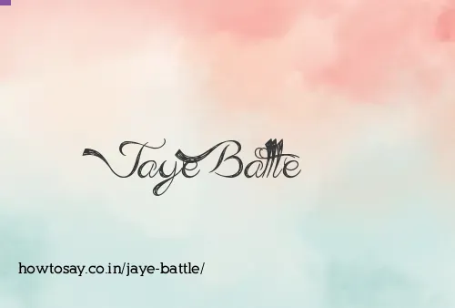 Jaye Battle