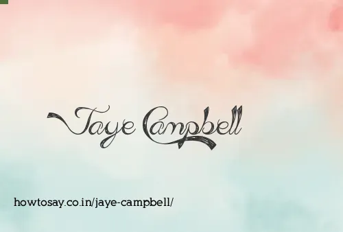 Jaye Campbell