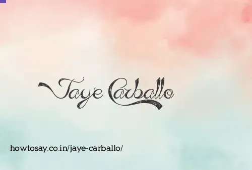 Jaye Carballo