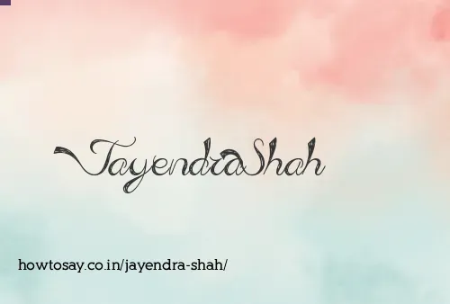 Jayendra Shah
