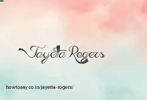 Jayetta Rogers