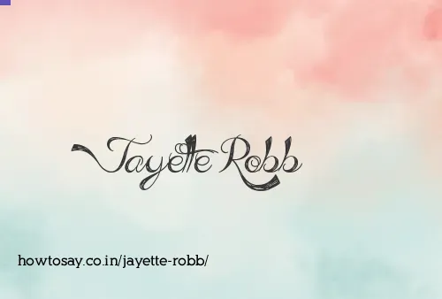 Jayette Robb
