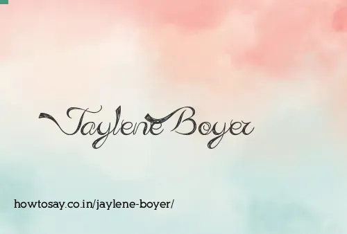 Jaylene Boyer