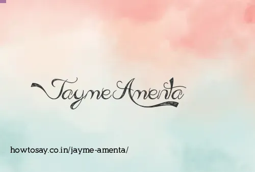 Jayme Amenta