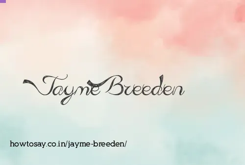 Jayme Breeden