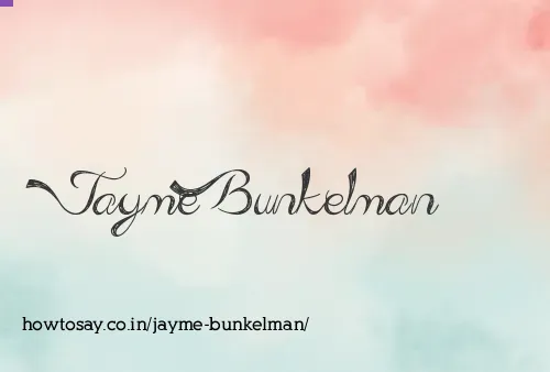 Jayme Bunkelman