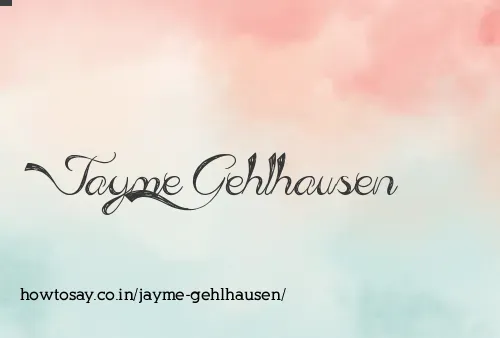 Jayme Gehlhausen