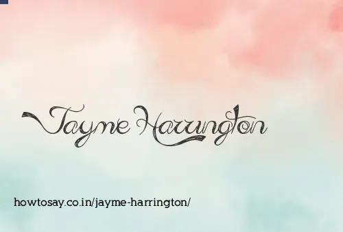 Jayme Harrington