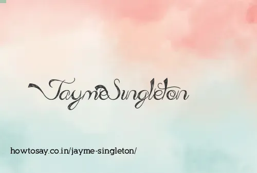 Jayme Singleton