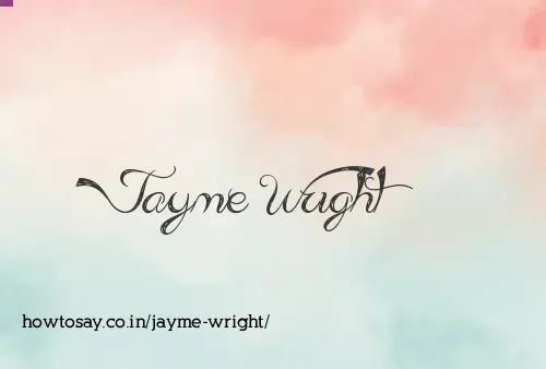 Jayme Wright