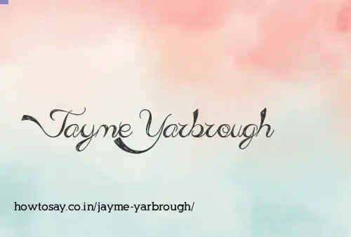 Jayme Yarbrough