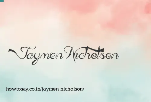 Jaymen Nicholson