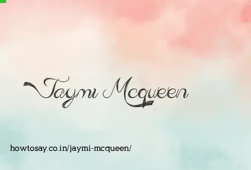 Jaymi Mcqueen