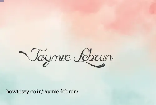 Jaymie Lebrun