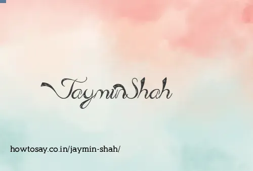 Jaymin Shah