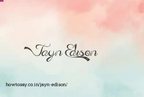 Jayn Edison