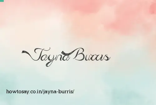 Jayna Burris
