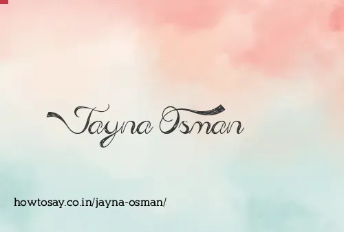 Jayna Osman