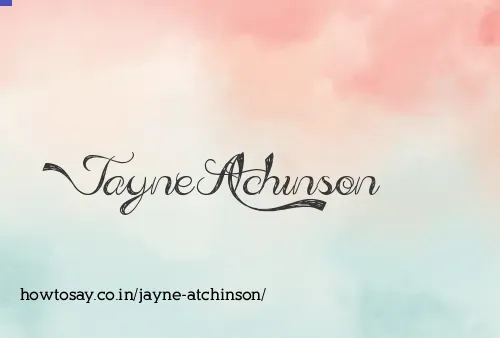 Jayne Atchinson