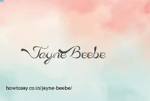 Jayne Beebe