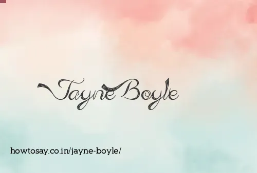 Jayne Boyle