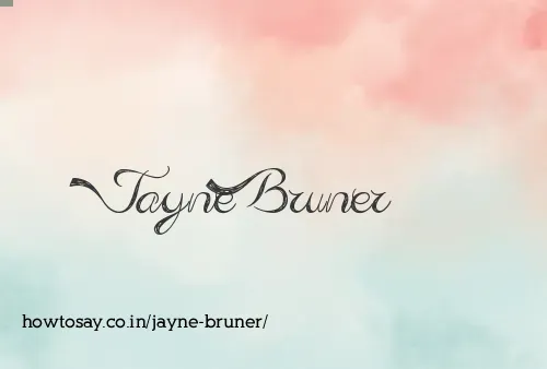 Jayne Bruner