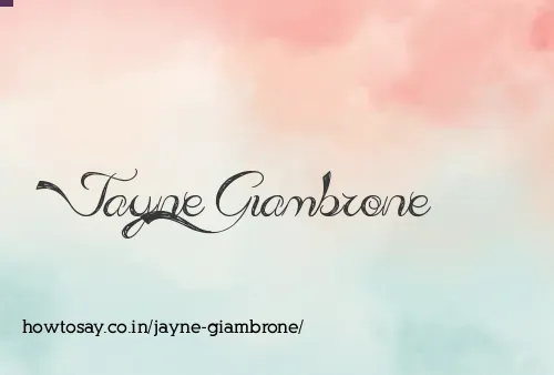 Jayne Giambrone