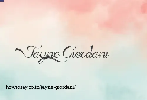 Jayne Giordani