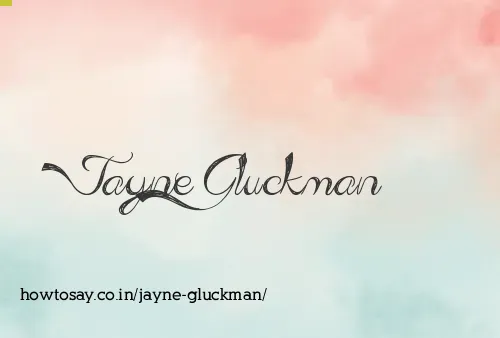 Jayne Gluckman