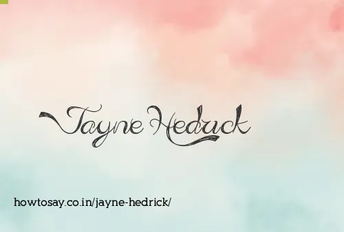 Jayne Hedrick
