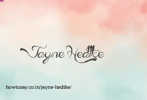 Jayne Hedtke