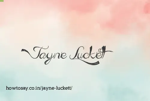 Jayne Luckett