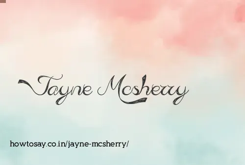 Jayne Mcsherry