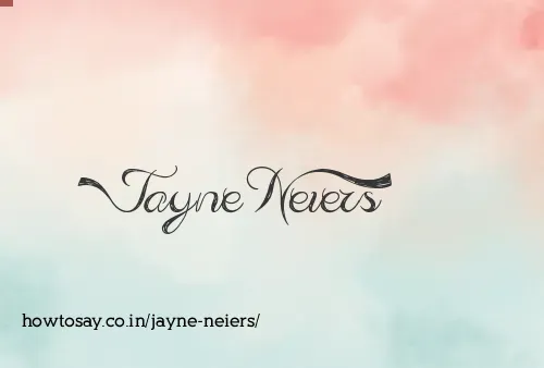 Jayne Neiers