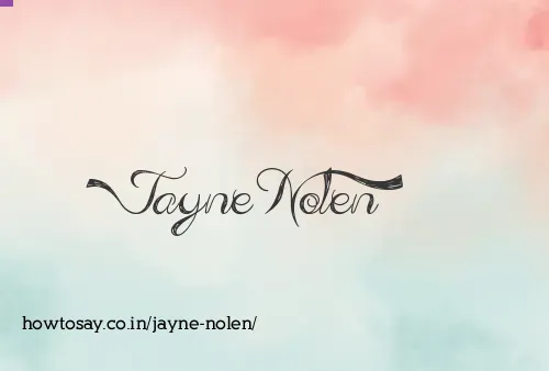 Jayne Nolen