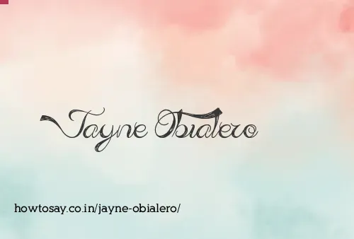 Jayne Obialero